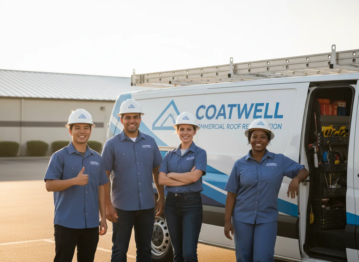 Commercial roof coating company in Stoneham, CO